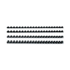 View more details about GBC A4 Black 19mm CombBind Binding Combs (Pack of 100)