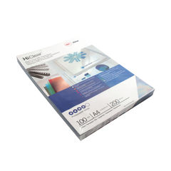View more details about GBC HiClear A4 200 Micron PVC Binding Covers (Pack of 100)