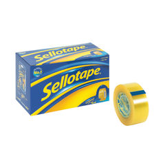 View more details about Sellotape Golden Tape 24mm x 33m (Pack of 6)