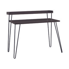 View more details about Haven Retro Desk with Riser Espresso