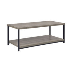 View more details about Elmwood Coffee Table Distressed Grey Oak