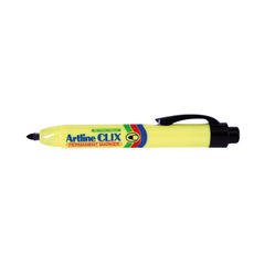 View more details about Artline Clix Retractable Permanent Marker Black (Pack of 12)