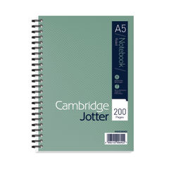 View more details about Cambridge A5 Ruled Wirebound Notebook (Pack of 3)