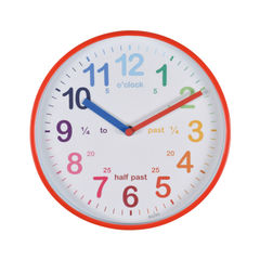 View more details about Acctim Wickford Time Teaching Clock Red Edging