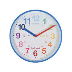 View more details about Acctim Wickford Time Teaching Clock Blue Edging