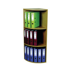 View more details about Rotadex 507x358mm Light Oak 3 Tier Corner Unit