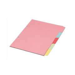 View more details about Pink A4 5-Part Divider