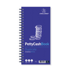 View more details about Challenge Petty Cash Book 200 Duplicate Slips 280 x 141mm