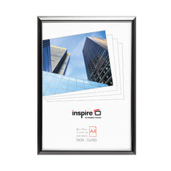 View more details about Hampton Easyloader Certificate Photo Frame A4 Plexi Smoke