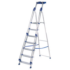 View more details about Werner Blue 7 Tread Professional Aluminium Step Ladder