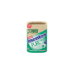 View more details about Mentos Pure Fresh Spearmint Gum x50 pieces Paper Bottle (Pack of 6)