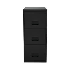 View more details about Pierre Henry Black H930mm A4 3 Drawer Maxi Filing Cabinet