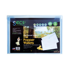 View more details about Stewart Superior Eco Biodegradable Wallet A4 Blue (Pack of 5)