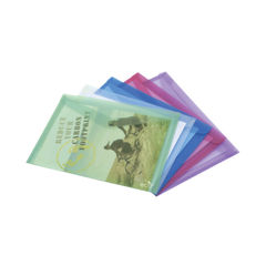 View more details about Rapesco A4+ Assorted Eco Popper Wallet (Pack of 5)