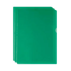 View more details about Green Cut Flush Folders (Pack of 100)