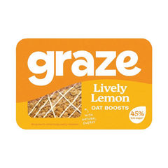 View more details about Graze Lively Lemon Flapjack Punnet (Pack of 9)