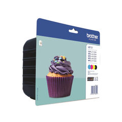 View more details about Brother LC-123 Ink Cartridge Multipack - LC123VALBP