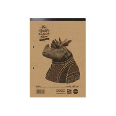 View more details about Rhino Recycled Refill Pad 160 Pages 8mm Ruled with Margin A4 (Pack of 5)