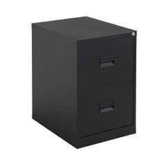 View more details about Talos H700mm Black 2 Drawer Filing Cabinet