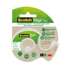 View more details about Scotch Magic Tape 19mmx20m Single Roll W/Recycled Dispenser