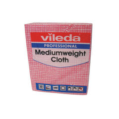 View more details about Vileda Red Medium Weight Cloth (Pack of 10)