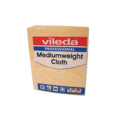 View more details about Vileda Yellow Medium Weight Cloth (Pack of 10)