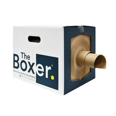 View more details about The Boxer 350mm x 450m Recycled 80gsm Paper Roll