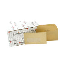 View more details about Postmaster DL Manilla Window Envelope (Pack of 500)