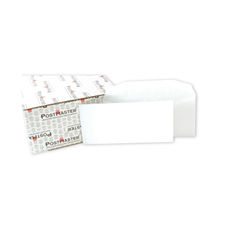 View more details about Postmaster White DL 90gsm Gummed Envelopes (Pack of 500)