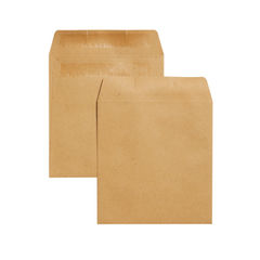 View more details about Q-Connect Envelope Wage 108x108mm Plain Self Seal 90gsm Manilla (Pack of 1000)