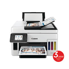View more details about Canon Maxify GX6050 3in1 Refillable Ink Tank A4 Inkjet Printer
