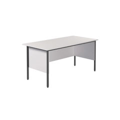 View more details about Serrion 1500x750mm White 4 Leg Rectangular Desk