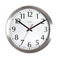 View more details about Acctim Javik 10 Inch Aluminium Wall Clock