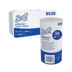 View more details about Scott White 2-Ply Performance Toilet Rolls (Pack of 36)