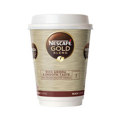 View more details about Nescafe & Go Gold Blend Black Coffee (Pack of 8)