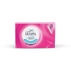 View more details about Lil-Lets Cardboard Applicator Tampons Super x12 (Pack of 24)