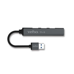 View more details about Veho TA-3 USB-A 4 port USB-A Mini hub