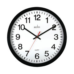 View more details about Acctim Controller Silent Sweep Wall Clock 368mm Black