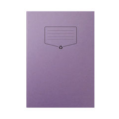 View more details about Silvine Recycled A4 Purple Lined with Margin Exercise Book (Pack of 10)