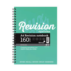 View more details about Silvine Green Wirebound Revision Notebook (Pack of 5)