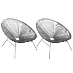 View more details about CL Avo XL Lounge Chair Black/White/Grey (Pack of 2)