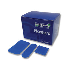 View more details about Wallace Cameron Blue Assorted Detectable Plasters (Pack of 150)