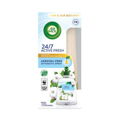 View more details about Air Wick Active Fresh Air Freshener Set Fresh Cotton 228ml
