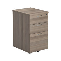View more details about Jemini 3 Drawer Under Desk Pedestal 404x500x690mm Grey Oak