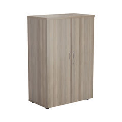 View more details about Jemini Wooden Cupboard 800x450x1200mm Grey Oak