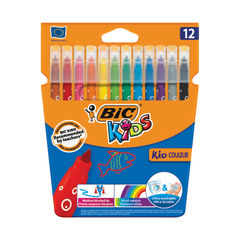 View more details about BIC Kid Couleur Medium Washable Felt Tip Pens (Pack of 12)