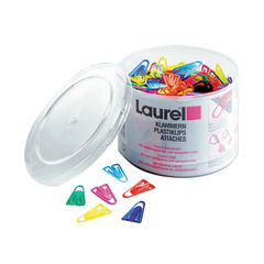 View more details about Laurel Plastic 35mm Assorted Paperclips (Pack of 200)