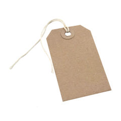 View more details about Strung Tag 146x73mm Buff (Pack of 1000)