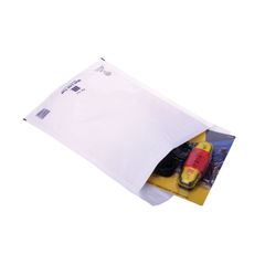 View more details about Ampac White Polythene Bubbled Lined Envelopes (Pack of 100)
