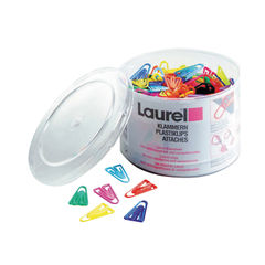 View more details about Laurel Plastic 60mm Assorted Paperclips (Pack of 75)